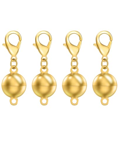 Kcctoo Halskettenverschlüsse und Verschlüsse, 14 Karat Gold und Silber, Armband-Verlängerung für Schmuckherstellung von kcctoo