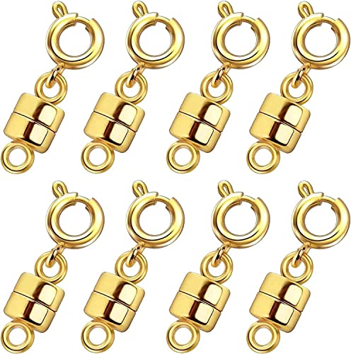 Kcctoo Halskettenverschlüsse und Verschlüsse – 14 Karat Gold und versilberte Armbandverbinder für Halsketten, Ketten, Schmuckherstellung von kcctoo