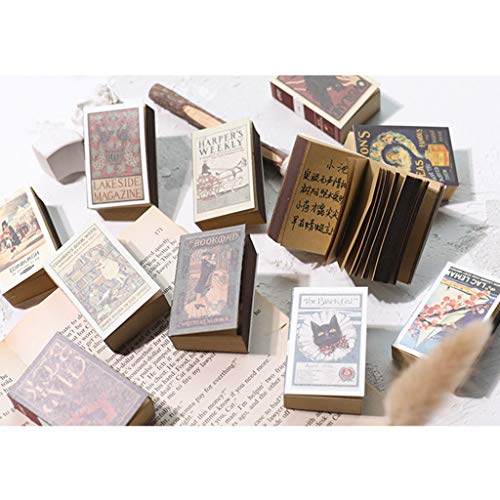 kdjsic 122 Blatt Mini Memo Pad Retro Streichholzschachtel Muster Notizbuch Zerreißen klebriger Notizblock Büro Schule Briefpapier Zubehör Geschenke kdjsic 122 Blatt Mini Memo Pad Retro Streichholzschachtel Muster Notizbuch Zerreißen klebriger Notizblock Büro Schule Briefpapier Zubehör Geschenke von kdjsic