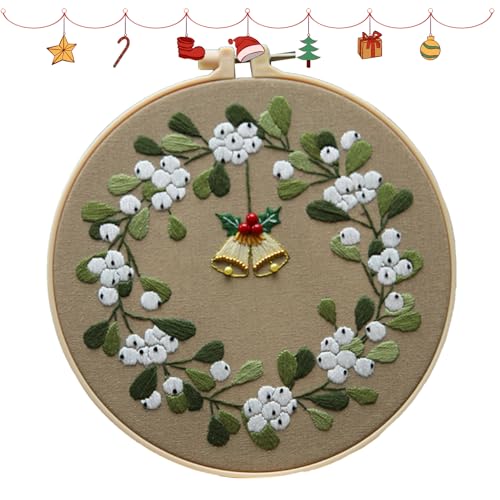 kdkskss DIY Kreuzstich-Set,Kreuzstich-Ornament-Set - Tragbare Weihnachtskreuz-Sets, DIY-Nadelspitzen-Set für Anfänger, Erwachsene und Kinder kdkskss DIY Kreuzstich-Set,Kreuzstich-Ornament-Set - Tragbare Weihnachtskreuz-Sets, DIY-Nadelspitzen-Set für Anfänger, Erwachsene und Kinder von kdkskss