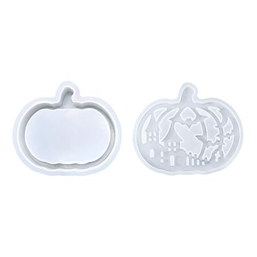 kdkskss Halloween Formen,Kürbislaternen Epoxidharzformen | Bastelbedarf für Epoxidharz Kerzenhalter Wohndeko Halloween Erntedank Tischdekoration von kdkskss