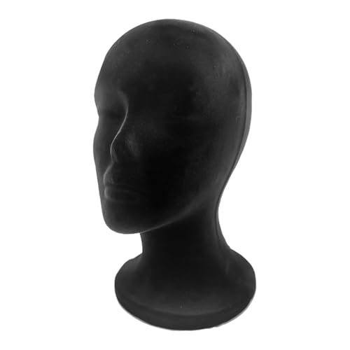 kdkskss Schaufensterpuppenkopf, Polystyrolkopf, Puppenkopf, Trainingskopf , Erwachsene Mannequin Kopf Display Für Kopfhörer, Hüte, Perücken, Schmuck, Schwarz kdkskss Schaufensterpuppenkopf, Polystyrolkopf, Puppenkopf, Trainingskopf , Erwachsene Mannequin Kopf Display Für Kopfhörer, Hüte, Perücken, Schmuck, Schwarz von kdkskss