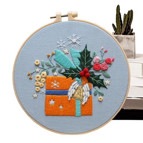 kdkskss Weihnachten Kreuzstiche Set Ornamente - Kreuzstich-Ornament-Set,DIY handgesticktes Kreuzstich-Materialset für Anfänger kdkskss Weihnachten Kreuzstiche Set Ornamente - Kreuzstich-Ornament-Set,DIY handgesticktes Kreuzstich-Materialset für Anfänger von kdkskss