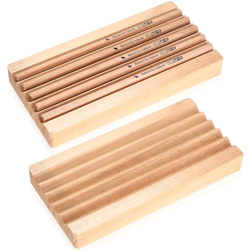 kebitedamai 2 STK Stiftehalter Stiftablage Holz, Stiftablage Schreibtisch Organizer Holz Stiftschale, 18x9cm Schreibtischablage Stifte & Pinselablage für Home Office Stifteschale Organizer kebitedamai 2 STK Stiftehalter Stiftablage Holz, Stiftablage Schreibtisch Organizer Holz Stiftschale, 18x9cm Schreibtischablage Stifte & Pinselablage für Home Office Stifteschale Organizer von kebitedamai