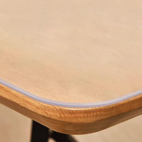 2.5mm Transparenter PVC-Tischschutzfolie,Rechteckiger Tischdeckenschutz,Wasserdichte Ölbeständige Hitzebeständige Tischunterlage,Bürostuhlmatte,für Küche,Wohnzimmer,Esszimmer (120x180cm/47x71in) 2.5mm Transparenter PVC-Tischschutzfolie,Rechteckiger Tischdeckenschutz,Wasserdichte Ölbeständige Hitzebeständige Tischunterlage,Bürostuhlmatte,für Küche,Wohnzimmer,Esszimmer (120x180cm/47x71in) von kefu01