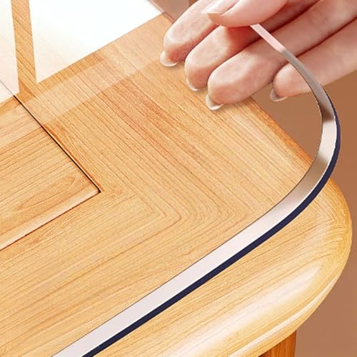 65° Abgeschrägter Transparenter Tischschutz,2mm Dicker Durchsichtiger Tischfolie Schutzfolie aus PVC,Wasserdichte Tischdecke,Holzmöbelabdeckung,für Küchen-Esstisch (60x100cm/24x39in) von kefu01
