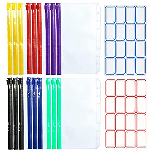 kekaa A6 Budget Binder mit ReißEn Verschluss, Klar 6 LöCher Geld UmschläGe Ordner,PVC Geld Coupon Organisator Lose Blatt Beutel kekaa A6 Budget Binder mit ReißEn Verschluss, Klar 6 LöCher Geld UmschläGe Ordner,PVC Geld Coupon Organisator Lose Blatt Beutel von kekaa