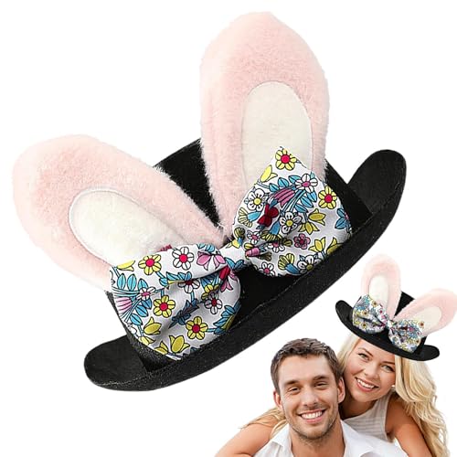 keloppasit Hasenhut Ostern, niedliches Kostüm Zylinderhut Hasenhut mit Ohren, exquisite Ostern Cosplay Requisiten, festliche Hasenkostüm-Hüte für Damen, Herren für Halloween, Fotografie keloppasit Hasenhut Ostern, niedliches Kostüm Zylinderhut Hasenhut mit Ohren, exquisite Ostern Cosplay Requisiten, festliche Hasenkostüm-Hüte für Damen, Herren für Halloween, Fotografie von keloppasit