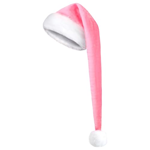 keloppasit Weihnachtsmütze, 75 cm lang, weicher Samt, Unisex-Kopfbedeckung, Zubehör für Winterparty, Fotokabine, Requisite, Karneval, Feier, Festival, Neujahr, Maskerade keloppasit Weihnachtsmütze, 75 cm lang, weicher Samt, Unisex-Kopfbedeckung, Zubehör für Winterparty, Fotokabine, Requisite, Karneval, Feier, Festival, Neujahr, Maskerade von keloppasit