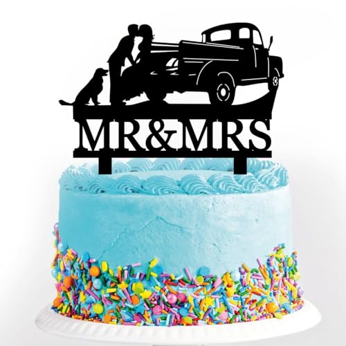 Pickup Truck Hochzeitstorte Topper Trucker Hochzeitstorte Topper Mr&Mrs Cake Topper Pickup Thema Hochzeit/Jubiläum/Brautdusche Kuchendekorationen Pickup Truck Hochzeitstorte Topper Trucker Hochzeitstorte Topper Mr&Mrs Cake Topper Pickup Thema Hochzeit/Jubiläum/Brautdusche Kuchendekorationen von keonsatrz