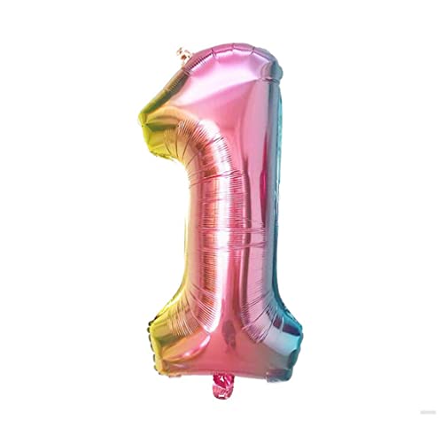 kesurpae Digitale Luftballons, Gradientenrampe, Geburtstagsfigur, Partyzubehör, Verlobungsdekoration, wunderbare Verzierungsgegenstände für den Haushalt, Steigungsrampe1 von kesurpae