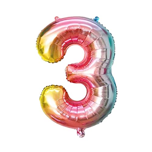 kesurpae Digitale Luftballons, Gradientenrampe, Geburtstagsfigur, Partyzubehör, Verlobungsdekoration, wunderbare Verzierungsgegenstände für den Haushalt, Steigungsrampe3 von kesurpae