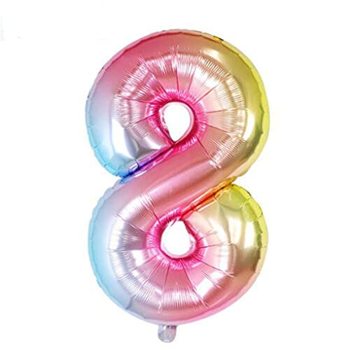 kesurpae Digitale Luftballons, Gradientenrampe, Geburtstagsfigur, Partyzubehör, Verlobungsdekoration, wunderbare Verzierungsgegenstände für den Haushalt, Steigungsrampe8 von kesurpae