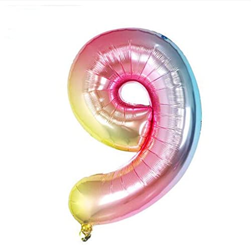 kesurpae Digitale Luftballons, Gradientenrampe, Geburtstagsfigur, Partyzubehör, Verlobungsdekoration, wunderbare Verzierungsgegenstände für den Haushalt, Steigungsrampe9 von kesurpae