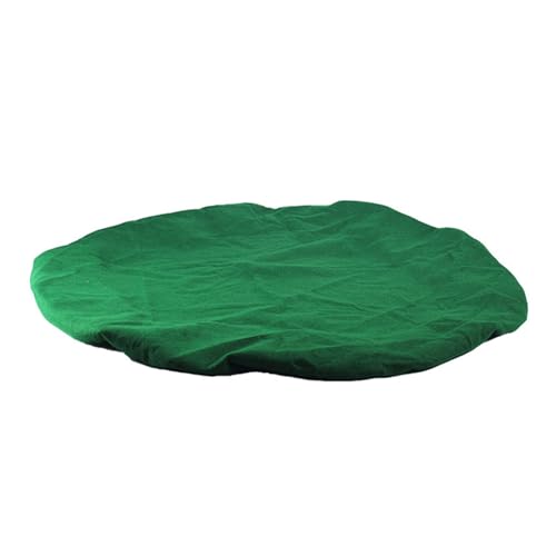 kesurpae Tischdecke, rund, grüner Filz, Casino Stil, Polyester, grünes Baize Tuch für Kartentisch für Tischplatte von kesurpae