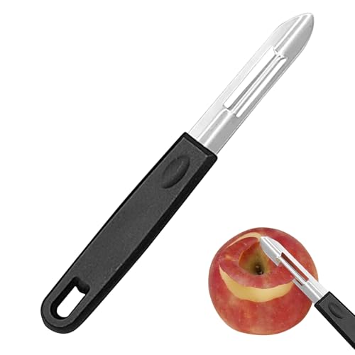 keyxer Sparschäler Gemüseschäler, Spargelschäler 17 cm Edelstahl, Kartoffelschäler Zackenschliffklinge, Zweischneidig, Ergonomischer Griff Schälen von Kartoffeln, Karotten und Gurken keyxer Sparschäler Gemüseschäler, Spargelschäler 17 cm Edelstahl, Kartoffelschäler Zackenschliffklinge, Zweischneidig, Ergonomischer Griff Schälen von Kartoffeln, Karotten und Gurken von keyxer