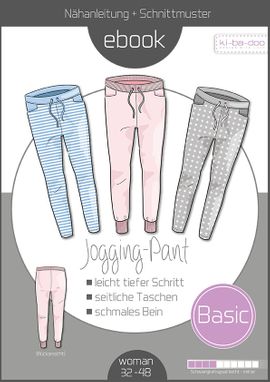 Basic-Jogging Pants Damen von ki-ba-doo