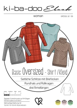 Basic Oversize Shirt/Kleid von ki-ba-doo