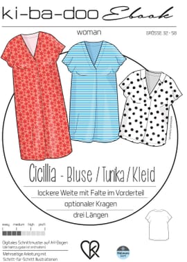 Bluse/Tunika/Kleid Cicillia von ki-ba-doo