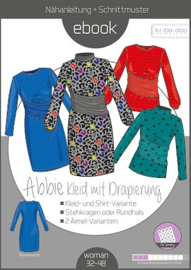 Kleid mit Drapierung Abbie von ki-ba-doo