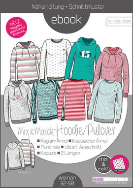 Mix & Match Hoodie/Pullover Damen von ki-ba-doo