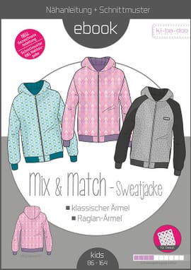 Mix & Match Sweatjacke Kids von ki-ba-doo