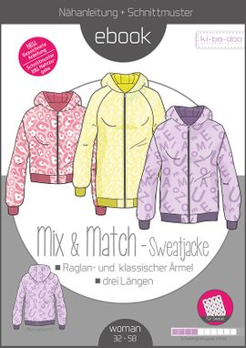 Mix & Match Sweatjacke von ki-ba-doo