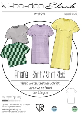 Shirt/Kleid Ariana von ki-ba-doo