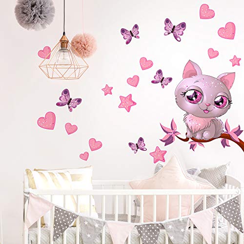kina - R00076 Wandaufkleber Kinder Ökologisch und Hypoallergen Weicher Stoffeffekt Neu positionierbar Kätzchen Wanddekoration Schlafzimmer Kindergarten Selbstklebende Tapete - Messen 42x30 cm kina - R00076 Wandaufkleber Kinder Ökologisch und Hypoallergen Weicher Stoffeffekt Neu positionierbar Kätzchen Wanddekoration Schlafzimmer Kindergarten Selbstklebende Tapete - Messen 42x30 cm von kina