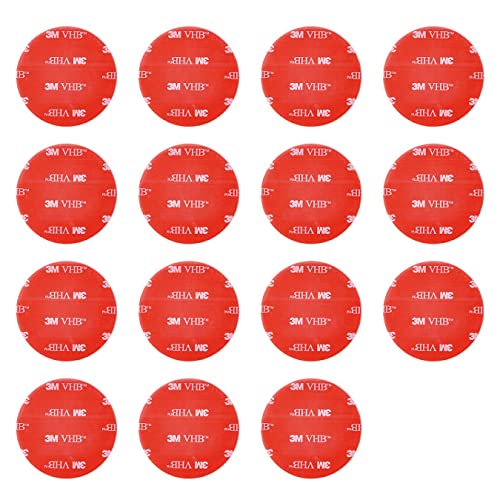 kinoco Doppelseitiges Klebeband, extra stark, rund (50 mm x 50 mm), 20 Stück von kinoco