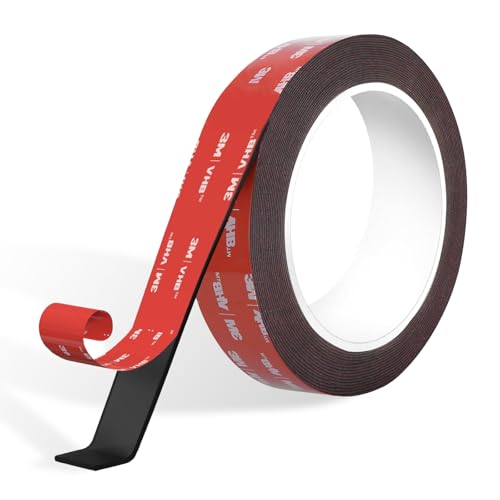 kinoco Klebeband Doppelseite, 3mx 20mm, Extra Fort, für Dekoration, Auto, Befestigung DIY, LED-Band von kinoco
