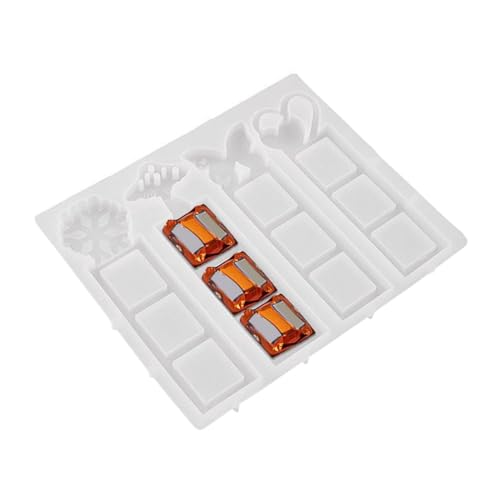 kinrguiyuez Harz-Formen, 3 Mulden, Ton-Formen, Epoxidharz-Zubehör, leicht zu lösen, Schokoladenbox-Herstellungszubehör für Soja, , Ton, Gips kinrguiyuez Harz-Formen, 3 Mulden, Ton-Formen, Epoxidharz-Zubehör, leicht zu lösen, Schokoladenbox-Herstellungszubehör für Soja, , Ton, Gips von kinrguiyuez