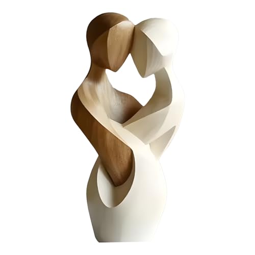kinrguiyuez Hölzerne Paarfigur | Abstrakte Handgefertigte Tischdekoration Paar Skulptur - Hochzeitsdekoration Kunstwerk Deko Für Schreibtisch Tisch Wohnzimmer Kinderzimmer kinrguiyuez Hölzerne Paarfigur | Abstrakte Handgefertigte Tischdekoration Paar Skulptur - Hochzeitsdekoration Kunstwerk Deko Für Schreibtisch Tisch Wohnzimmer Kinderzimmer von kinrguiyuez