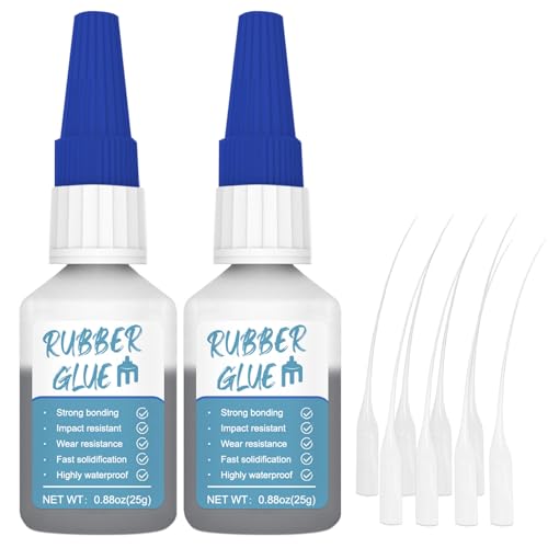 50g Gummikleber Extra Stark Wasserfest, Gummi Kleber Sofortige Bindung, für Gummiprodukte, Reifen, Gürtel, Stiefel, Bastelarbeiten 50g Gummikleber Extra Stark Wasserfest, Gummi Kleber Sofortige Bindung, für Gummiprodukte, Reifen, Gürtel, Stiefel, Bastelarbeiten von kintsukuroi