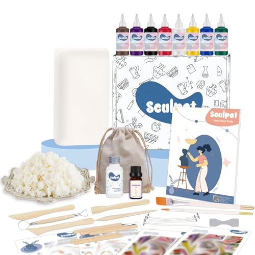 kintsukuroi Töpferset für Zuhause, lufttrocknender ton Töpfer Set mit Kerze, Air Dry Clay Pottery Set für Anfänger, Starter-Kerzen -Töpfer Set Zum Herstellen und Gießen Von Kerzen Jeder Form und Zum kintsukuroi Töpferset für Zuhause, lufttrocknender ton Töpfer Set mit Kerze, Air Dry Clay Pottery Set für Anfänger, Starter-Kerzen -Töpfer Set Zum Herstellen und Gießen Von Kerzen Jeder Form und Zum von kintsukuroi