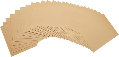 Kippen 1095JX - Mehrzweck-Glaspapier, Packung mit 30 Blatt mit verschiedenen Körnungen (60/80) von kippen