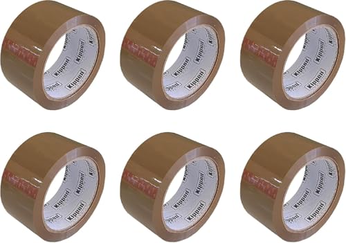 kippen 9004AV2 Klebeband, 6 Rollen, 66 m x 50 mm, Farbe: Havanna. kippen 9004AV2 Klebeband, 6 Rollen, 66 m x 50 mm, Farbe: Havanna. von kippen