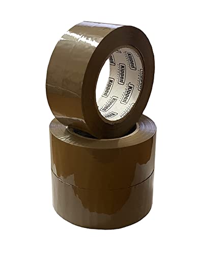 kippen 9004AX Havanna-Klebeband, 3 Rollen für Verpackungen, Größe: 132 m x 48 mm. kippen 9004AX Havanna-Klebeband, 3 Rollen für Verpackungen, Größe: 132 m x 48 mm. von kippen