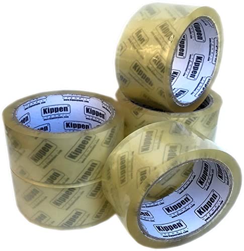 kippen 9004T1 – Packung mit 6 Rollen Klebeband, transparent, 50 m x 48 mm. kippen 9004T1 – Packung mit 6 Rollen Klebeband, transparent, 50 m x 48 mm. von kippen