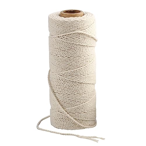 kiskick Nähgarn, Baumwollgarn, natürliches Material, weich, schneidbar, Leder, Handwerk, Handnähen, gewachste Fäden, Kordeln für Nähmaschine und Handnähen, 1 mm kiskick Nähgarn, Baumwollgarn, natürliches Material, weich, schneidbar, Leder, Handwerk, Handnähen, gewachste Fäden, Kordeln für Nähmaschine und Handnähen, 1 mm von kiskick