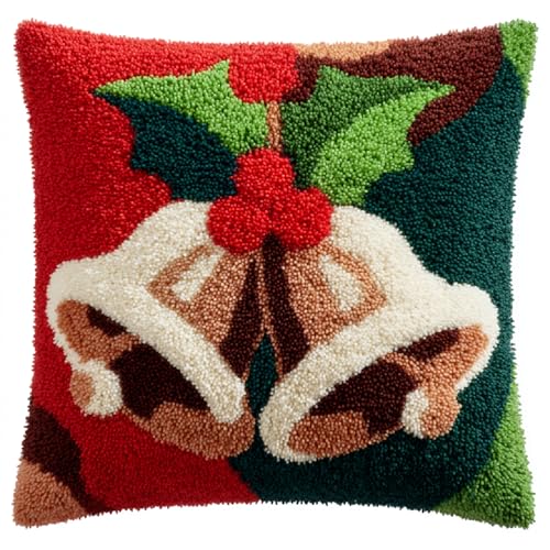 Knüpfhaken Kissen Set 43x43cm,DIY Latch Hook Kissenbezug für Anfänger & Erwachsene,Kreatives Bastelset zum Selbermachen, Heimdeko & Geschenkidee,Weihnachten feiern Knüpfhaken Kissen Set 43x43cm,DIY Latch Hook Kissenbezug für Anfänger & Erwachsene,Kreatives Bastelset zum Selbermachen, Heimdeko & Geschenkidee,Weihnachten feiern von kitphoenix