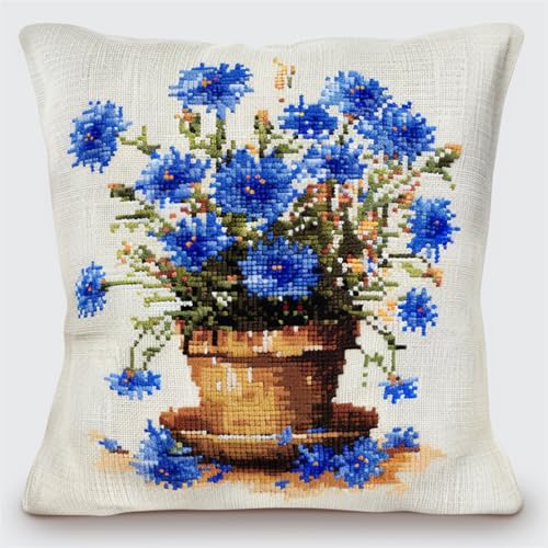 Latch Cushion DIY Knotting Set mit Werkzeug,Kreuzstich Kissen Zum Selber Machen,Knüpfkissen 43x43cm für Kinder und Erwachsene,Handarbeit Starter Kit,Lila Blumenstrauß Latch Cushion DIY Knotting Set mit Werkzeug,Kreuzstich Kissen Zum Selber Machen,Knüpfkissen 43x43cm für Kinder und Erwachsene,Handarbeit Starter Kit,Lila Blumenstrauß von kitphoenix
