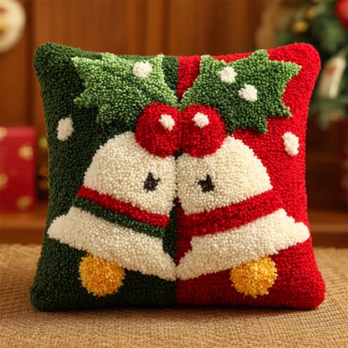 Latch Hook Kit DIY Knüpfkissen Set Zum Selbermachen mit Knüpfhaken,Bastelset für Kinder und Erwachsene,Entspannendes Handarbeit Kissen 43x43cm für Wohnkultur,Weihnachten feiern Latch Hook Kit DIY Knüpfkissen Set Zum Selbermachen mit Knüpfhaken,Bastelset für Kinder und Erwachsene,Entspannendes Handarbeit Kissen 43x43cm für Wohnkultur,Weihnachten feiern von kitphoenix