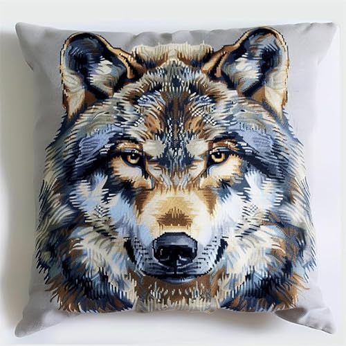 kitphoenix Knüpfkissen Zum Selber Knüpfen Knüpfen Set Knüpfteppiche Set Wolf 3D Handgemachte Geschenke Knüpfteppich für Kinder und Erwachsene Knüpfset 43cm X 43cm kitphoenix Knüpfkissen Zum Selber Knüpfen Knüpfen Set Knüpfteppiche Set Wolf 3D Handgemachte Geschenke Knüpfteppich für Kinder und Erwachsene Knüpfset 43cm X 43cm von kitphoenix