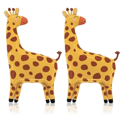 2 Stück Giraffe Folienballon Tiere, Waldtiere Giraffe Helium Ballons, 1 Giraffe Luftballon, Dschungel Deko Geburtstag, Safari Riesenballon, Stehend Helium Ballons Kinder, Kinder Geburtstag Party Deko 2 Stück Giraffe Folienballon Tiere, Waldtiere Giraffe Helium Ballons, 1 Giraffe Luftballon, Dschungel Deko Geburtstag, Safari Riesenballon, Stehend Helium Ballons Kinder, Kinder Geburtstag Party Deko von kitudaty
