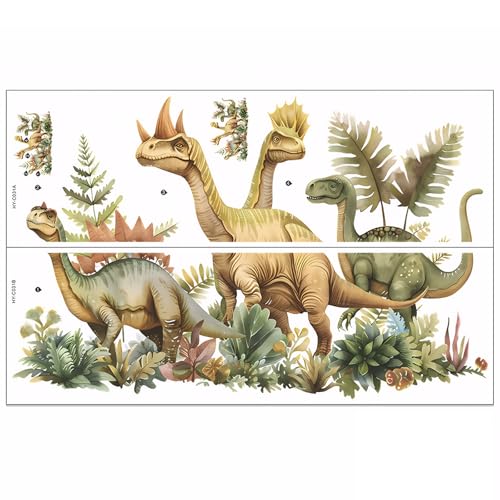 2 Stück Groß Wandtattoo Dinosaurier, Wandaufkleber Dschungel Dino Kinder, Tier Wandsticker, Dino Sticker, für Jungen Babyzimmer Wohnzimmer Schlafzimmer Kinderzimmer Spielzimmer Wanddekoration 2 Stück Groß Wandtattoo Dinosaurier, Wandaufkleber Dschungel Dino Kinder, Tier Wandsticker, Dino Sticker, für Jungen Babyzimmer Wohnzimmer Schlafzimmer Kinderzimmer Spielzimmer Wanddekoration von kitudaty