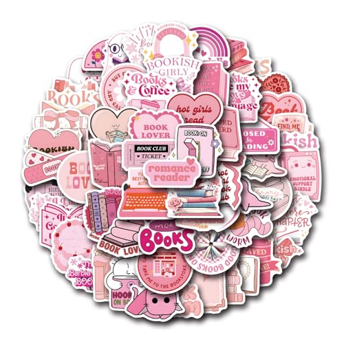 60 Stück Lesen Rosa Buchaufkleber, Wasserfeste Rosa Aufkleber, ästhetische Aufkleber, für Frauen, Mädchen, Buchliebhaber, Geschenke, für Laptops, Wasserflaschen, Scrapbook, Tagebuch 60 Stück Lesen Rosa Buchaufkleber, Wasserfeste Rosa Aufkleber, ästhetische Aufkleber, für Frauen, Mädchen, Buchliebhaber, Geschenke, für Laptops, Wasserflaschen, Scrapbook, Tagebuch von kitudaty