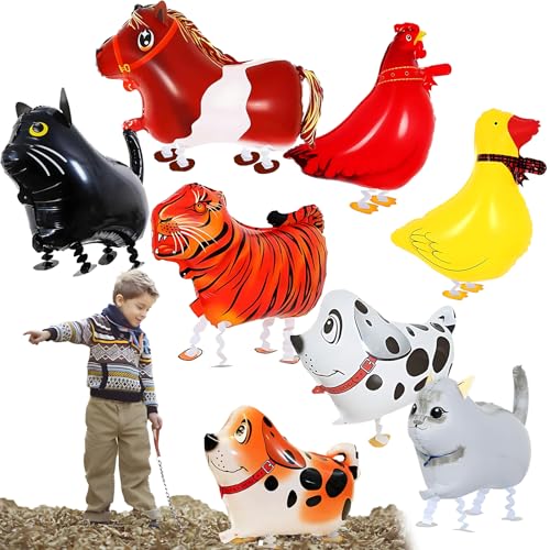 8 Stücke Walking Tier Folienballons, Sehr Süß Helium Ballons Tiere, Himmelsspaziergang Ballon, Ballon Hund Perfekt für Kinder Geburtstag Party Deko Geschenk Mitgebsel 8 Stücke Walking Tier Folienballons, Sehr Süß Helium Ballons Tiere, Himmelsspaziergang Ballon, Ballon Hund Perfekt für Kinder Geburtstag Party Deko Geschenk Mitgebsel von kitudaty