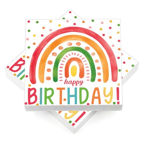 Servietten Regenbogen Deko für Geburtstag, 20 Stück Servietten Regenbogen, Servietten für Kindergeburtstag, Einschulung Servietten Deko Mädchen Junge, Regenbogen Party für Junge und Mädchen Servietten Regenbogen Deko für Geburtstag, 20 Stück Servietten Regenbogen, Servietten für Kindergeburtstag, Einschulung Servietten Deko Mädchen Junge, Regenbogen Party für Junge und Mädchen von kitudaty