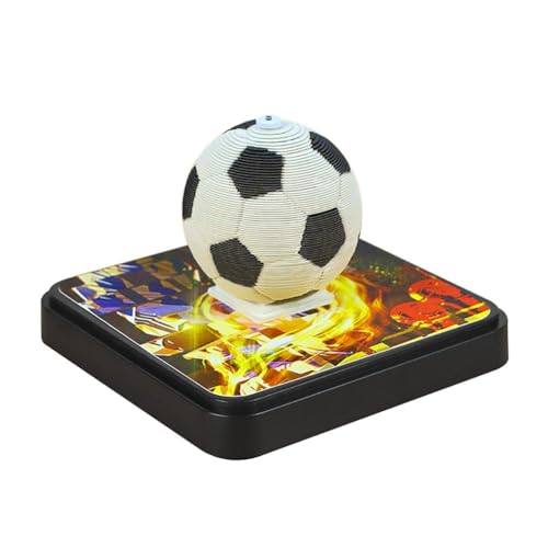 3D-Notizblock, Papierschnitzerei, 3D-Haftnotizen, Basketball-Fußball, 3D-Block, Kalender, keine Memo-Schnitzzeit von kkiuop